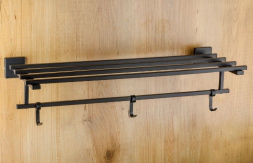 Falcon FB-701 Towel Rack Bathroom Accessory for Home, Hotel and Apartment Washrooms, Elegant and Practical Utility Rack for Organized Everyday Use, Storage, Decor and Value